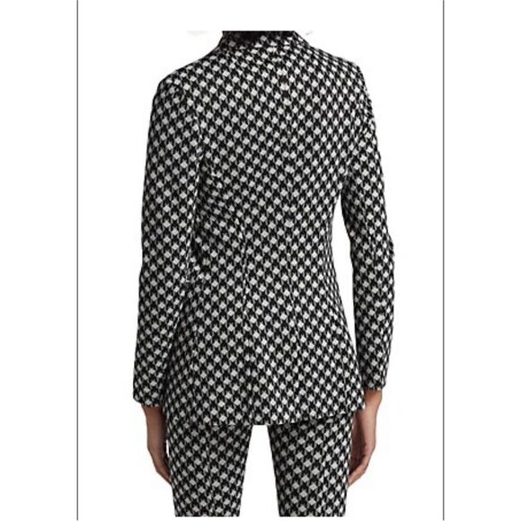 Rosetta Getty Houndstooth Peak Lapel Blazer - Picture 2 of 4
